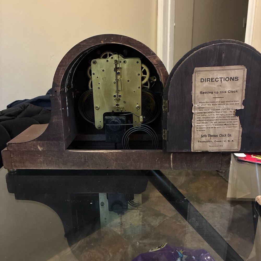 Brown Wall Clock - Picture 8 of 9